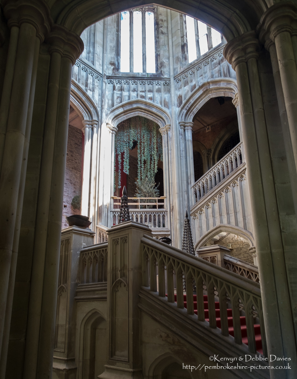 Built between 1830 and 1840, Margam Castle is actually a country house built in the Tudor Gothic style. It is currently used for location filming of Dr. Who and Da Vinci's Demons.